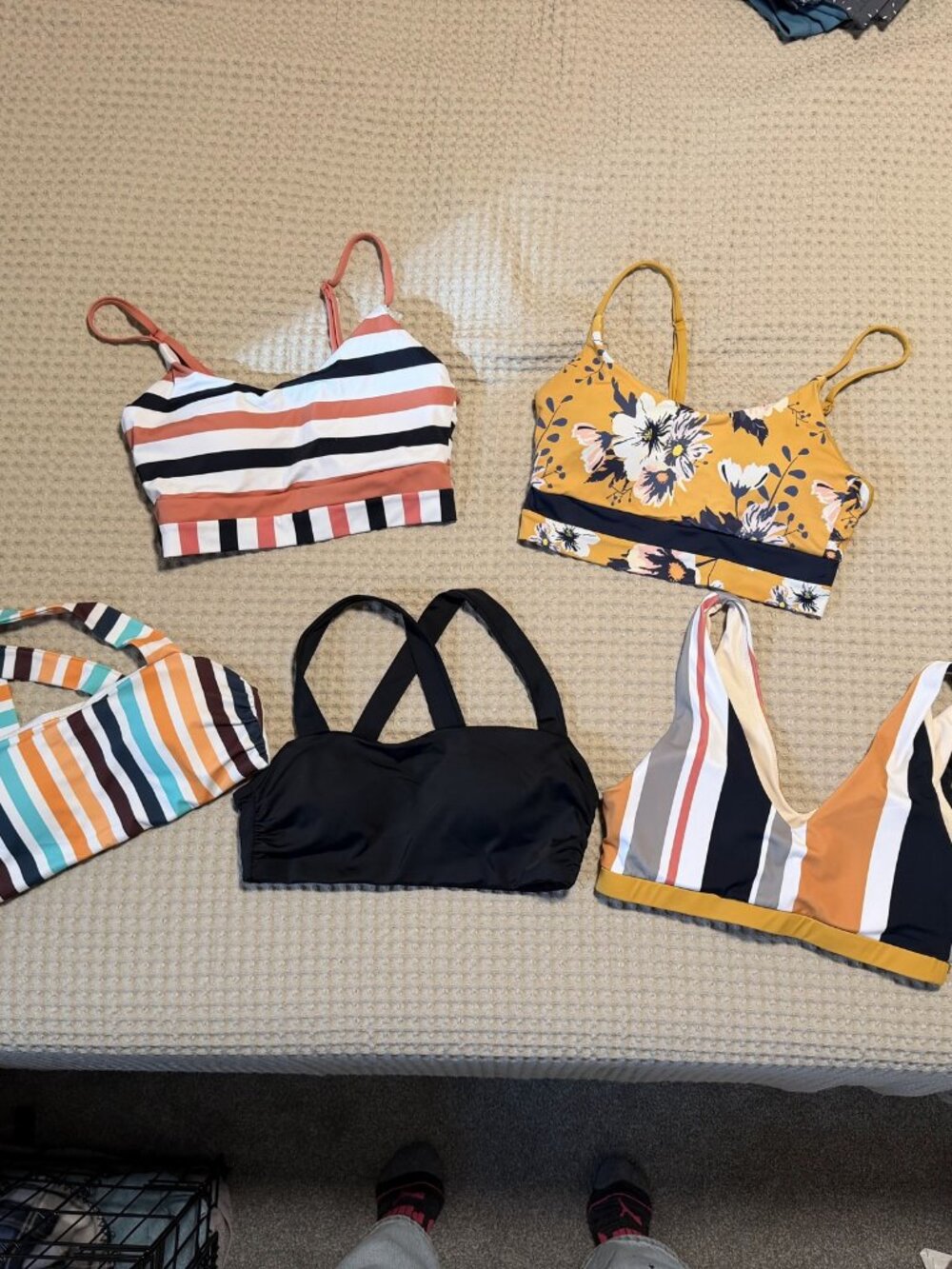 Senita Athletics Swim Tops Bundle of 5 Size S